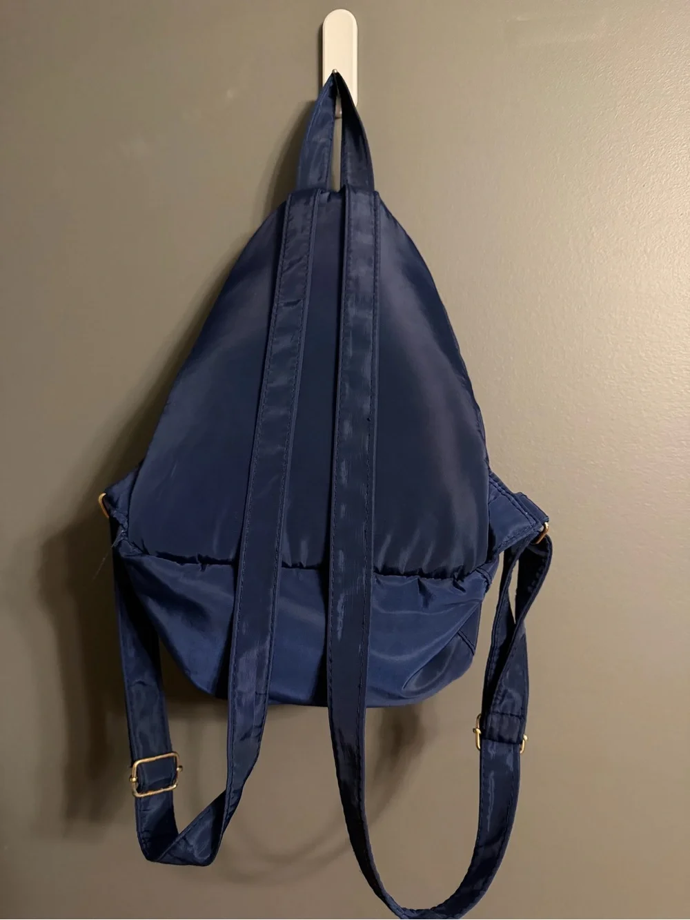 Kedzie Navy Lightweight Nylon Mini Backpack